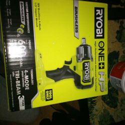 Ryobi 18V Brushless 4mode 1/2 Impact Wrench 