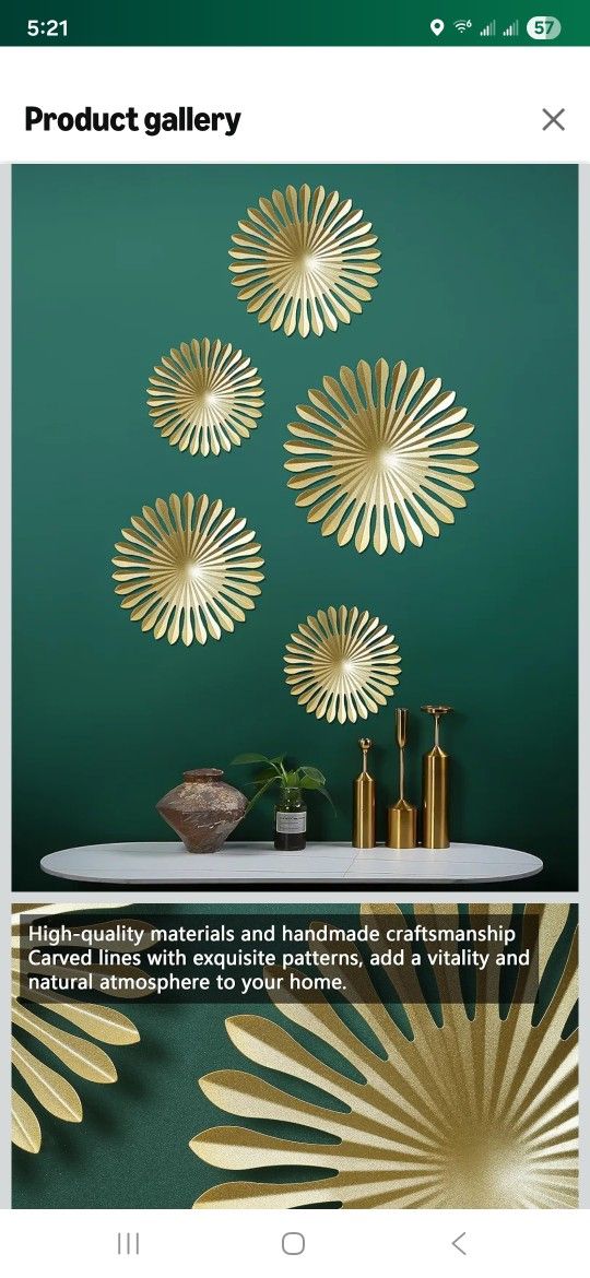 Gold Wall Art