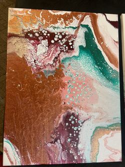 Hand Painted Art On Canvas 