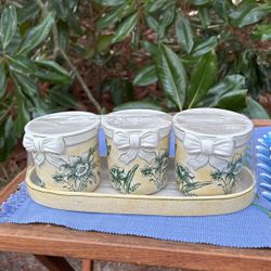 Planting Pots on a Tray