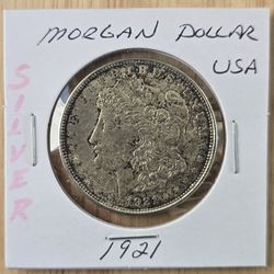 1921 Morgan Silver Dollar