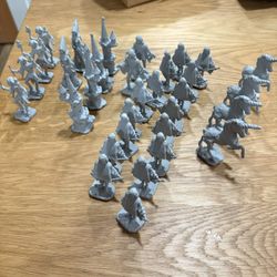 Vintage dungeons and dragons metal pewter figures 80s.