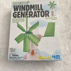 Windmill Generator Green Science STEM Kit Kids Labs 4M New