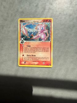 Pokémon TCG Pop Series 5 Delta Species Mew 3/17 error card