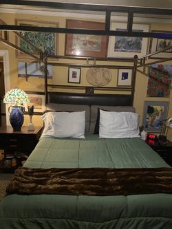 Custom Made Wrought Iron Queen Size Bed