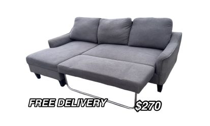 PULL OUT BED SECTIONAL SOFA COUCH SALA FREE DELIVERY