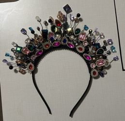 Bejeweled Crown Headband 