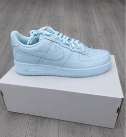 Travis Scott X Nike Blue Ostrich Air Force 1