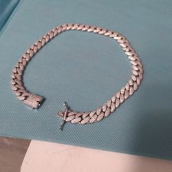 16" Cuban Choker With Stones