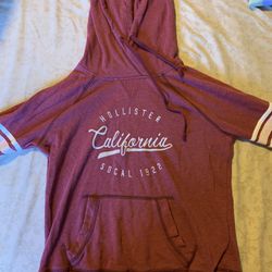 Womens Hollister Fitted Hoodie