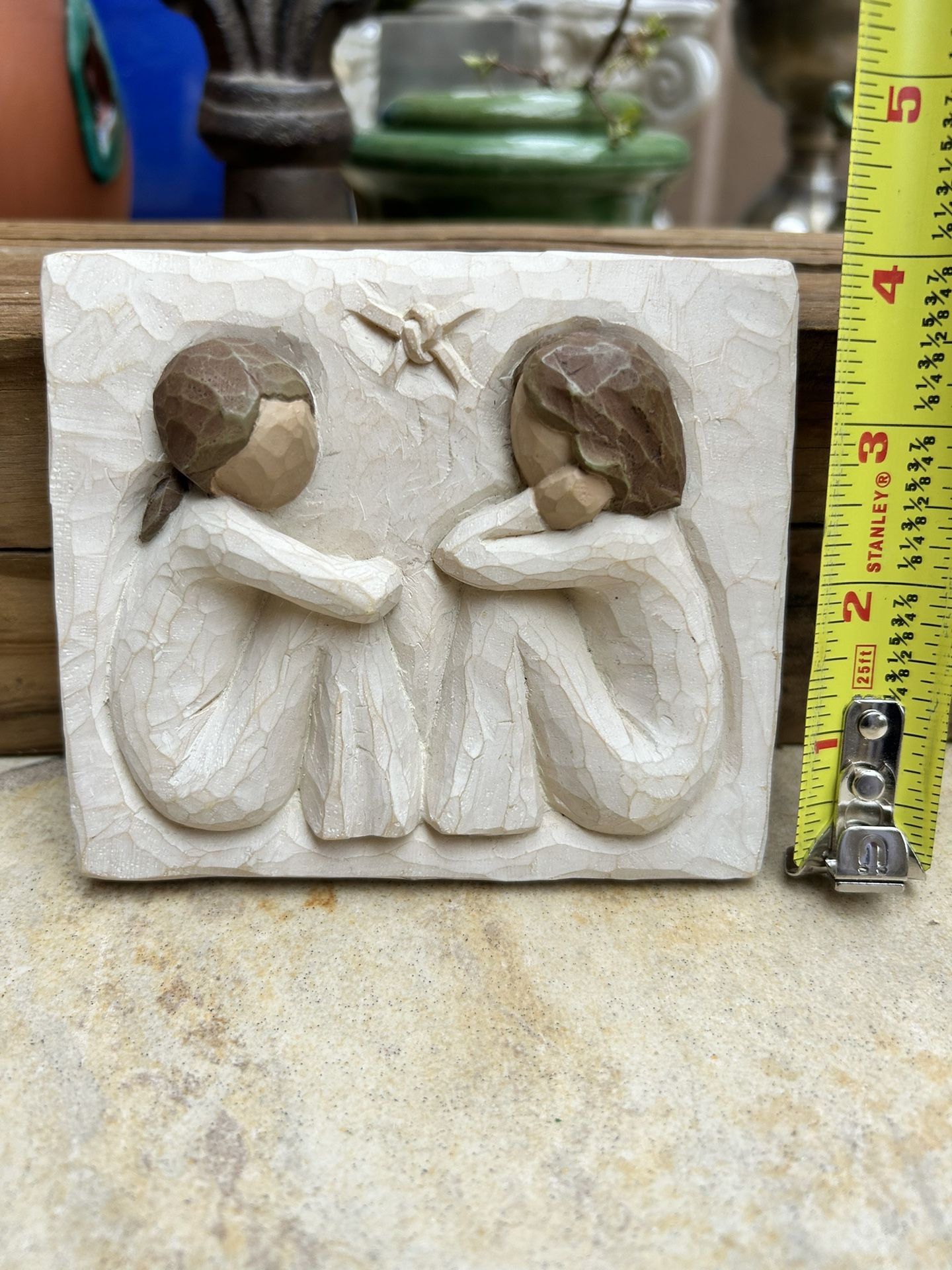 Willow Tree "Forever True, Forever Friends" Friendship Plaque by