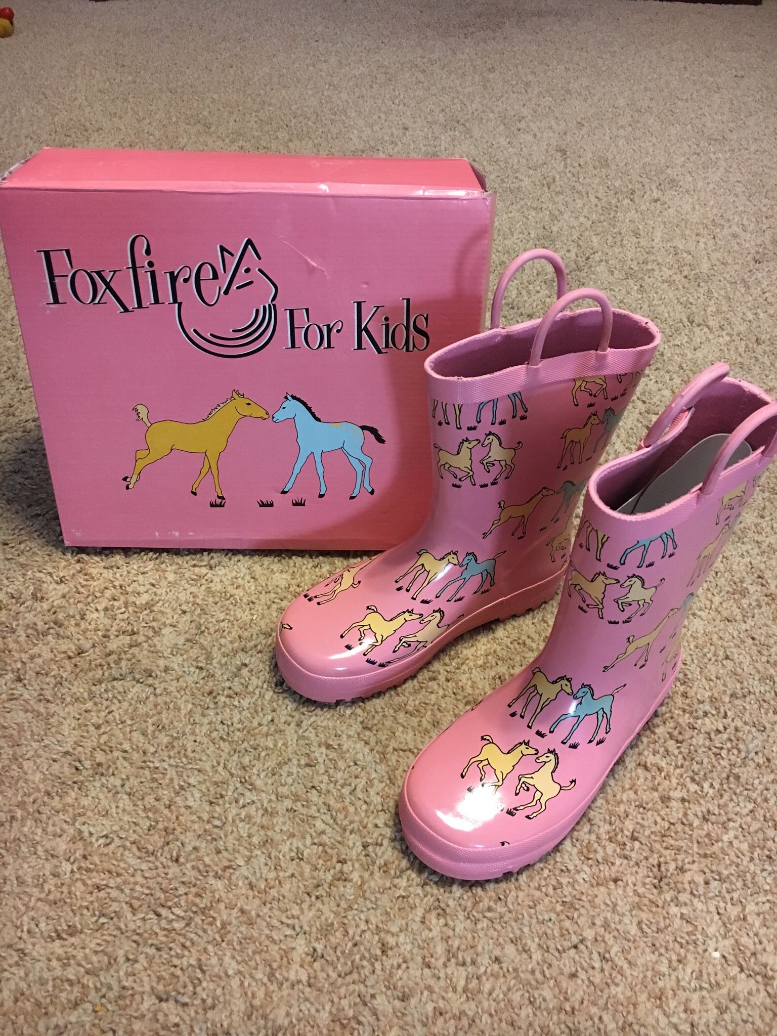 Girls Rain Boots Size 13 - BRAND NEW in BOX