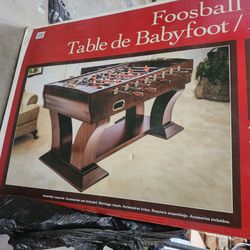 Brand new in box Foosball table.