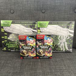 Mega Evolution Perfect Order Elite Trainer Box & Booster Bundle - Pokemon Trading Card Game