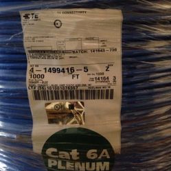 Cat 6A Plenum - 1000 feet
