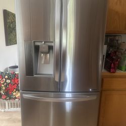LG 3-Door Counter depth Refrigerator SS Purchased In 2019