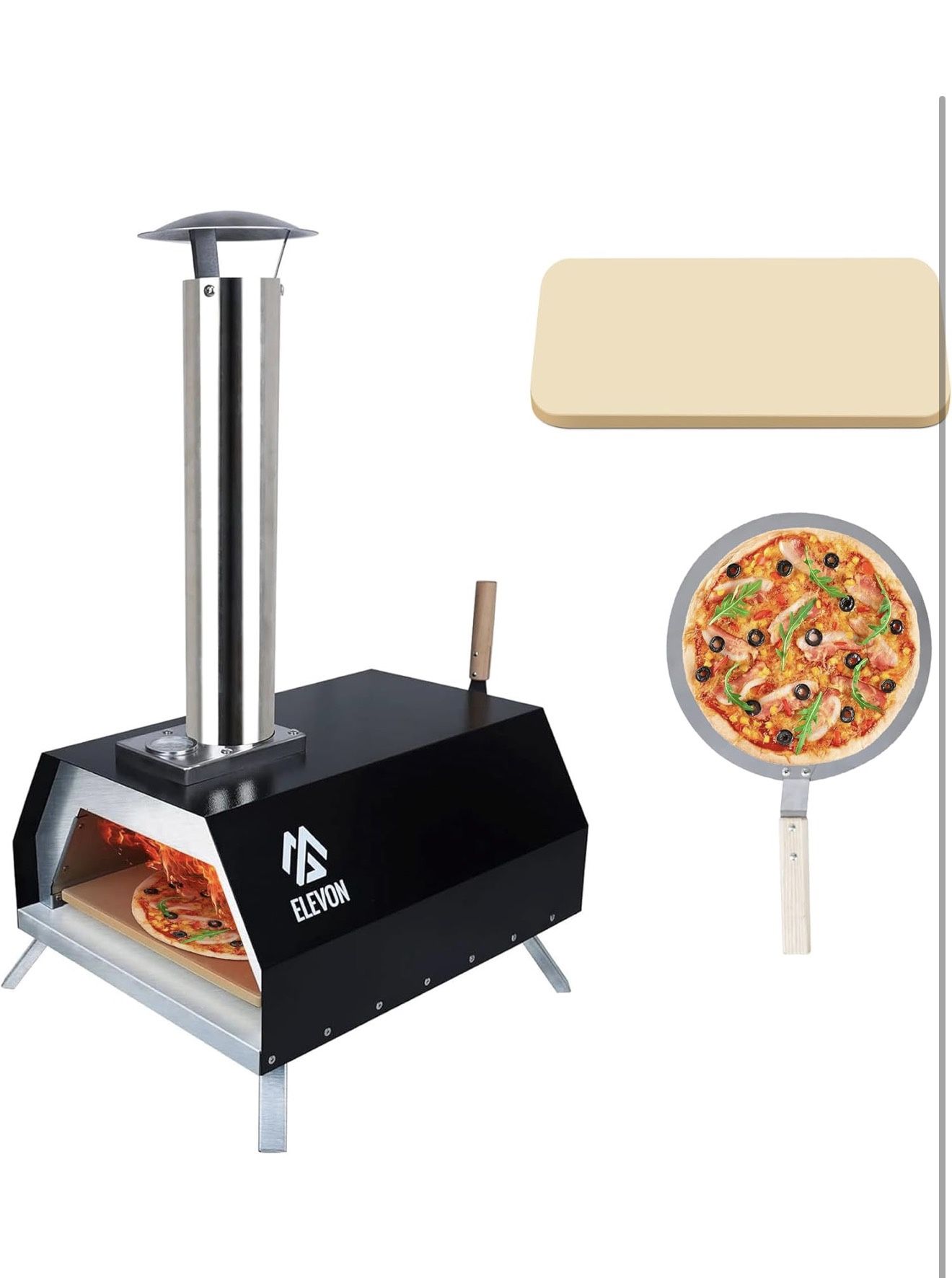 Elevon Outdoor Wood Fired Pizza Oven