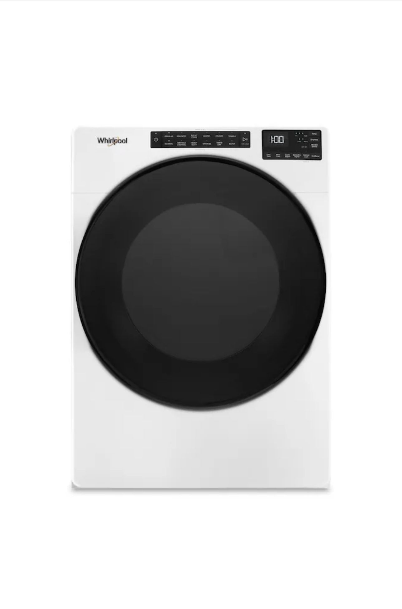 Whirlpool 7.4-cu ft Stackable Vented Electric Dryer (White) ENERGY STAR