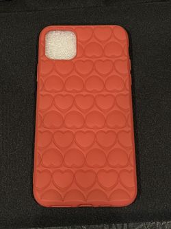 New iPhone 11 Pro Red Heart Phone Case