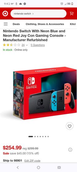 Brand new Nintendo switch