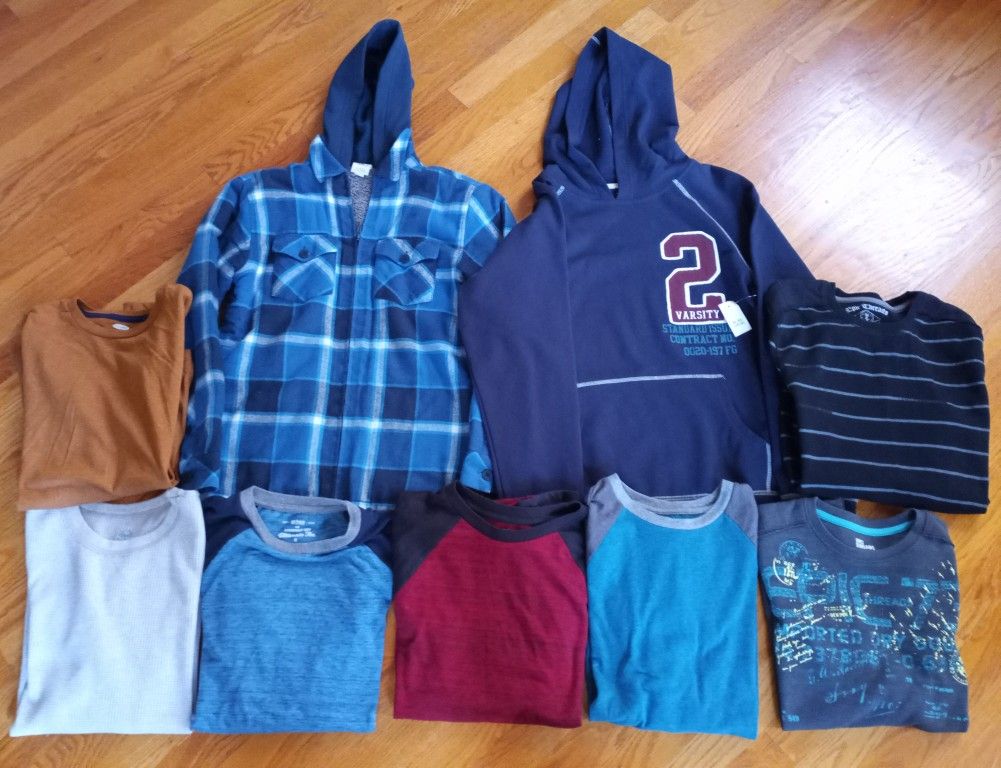 Boys Hoodies & Long Sleeve Shirts Lot $12