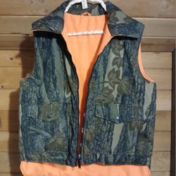 Conceal Camo/Orange Reversible Hunting Vest 