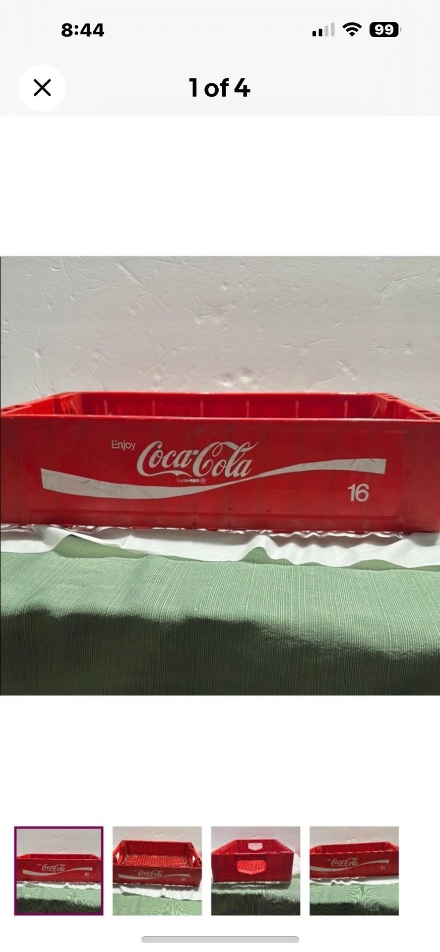 Vintage 1980’s Coca-Cola Crate