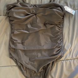 X Large New Black Swim Suit Women