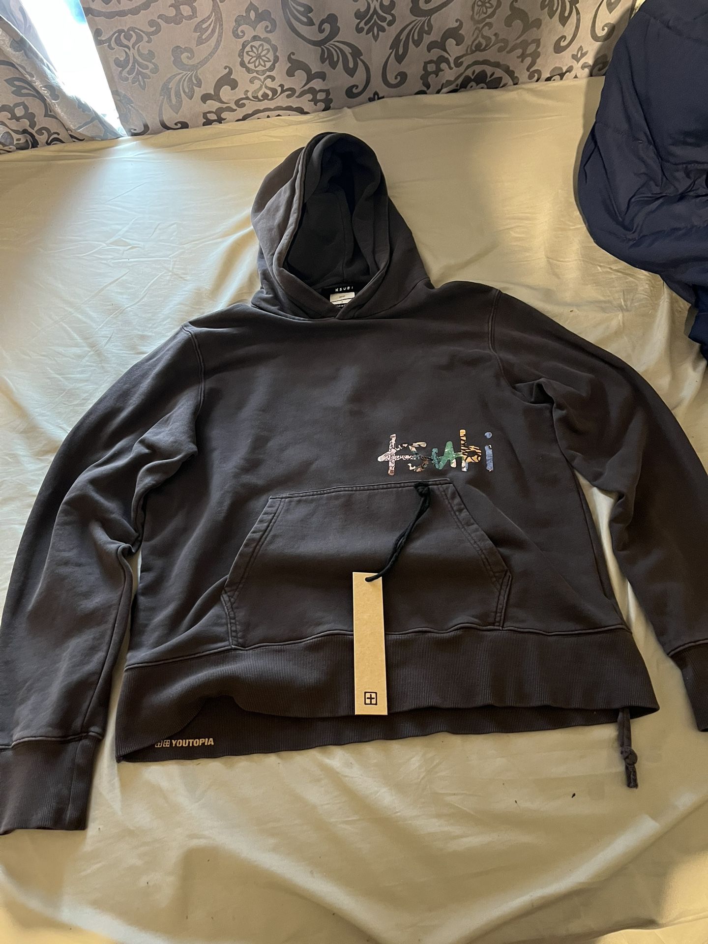 Black Ksubi Hoodie Size M Come With Ksubi Tag as Shown In The Pictures
