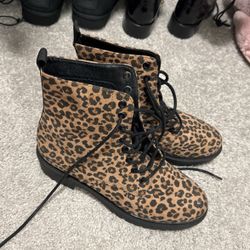 Animal Print Boots 