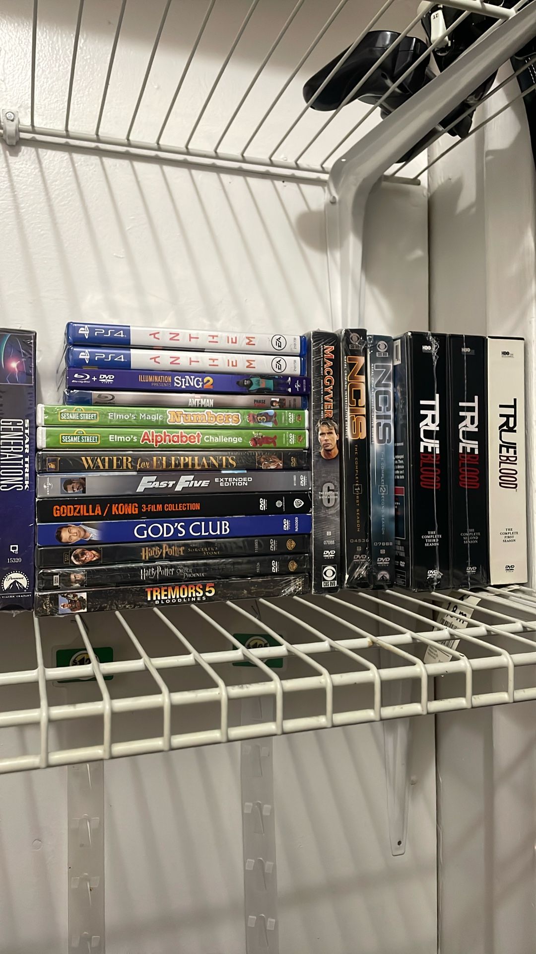 Sealed VHS/Video Games/DVD