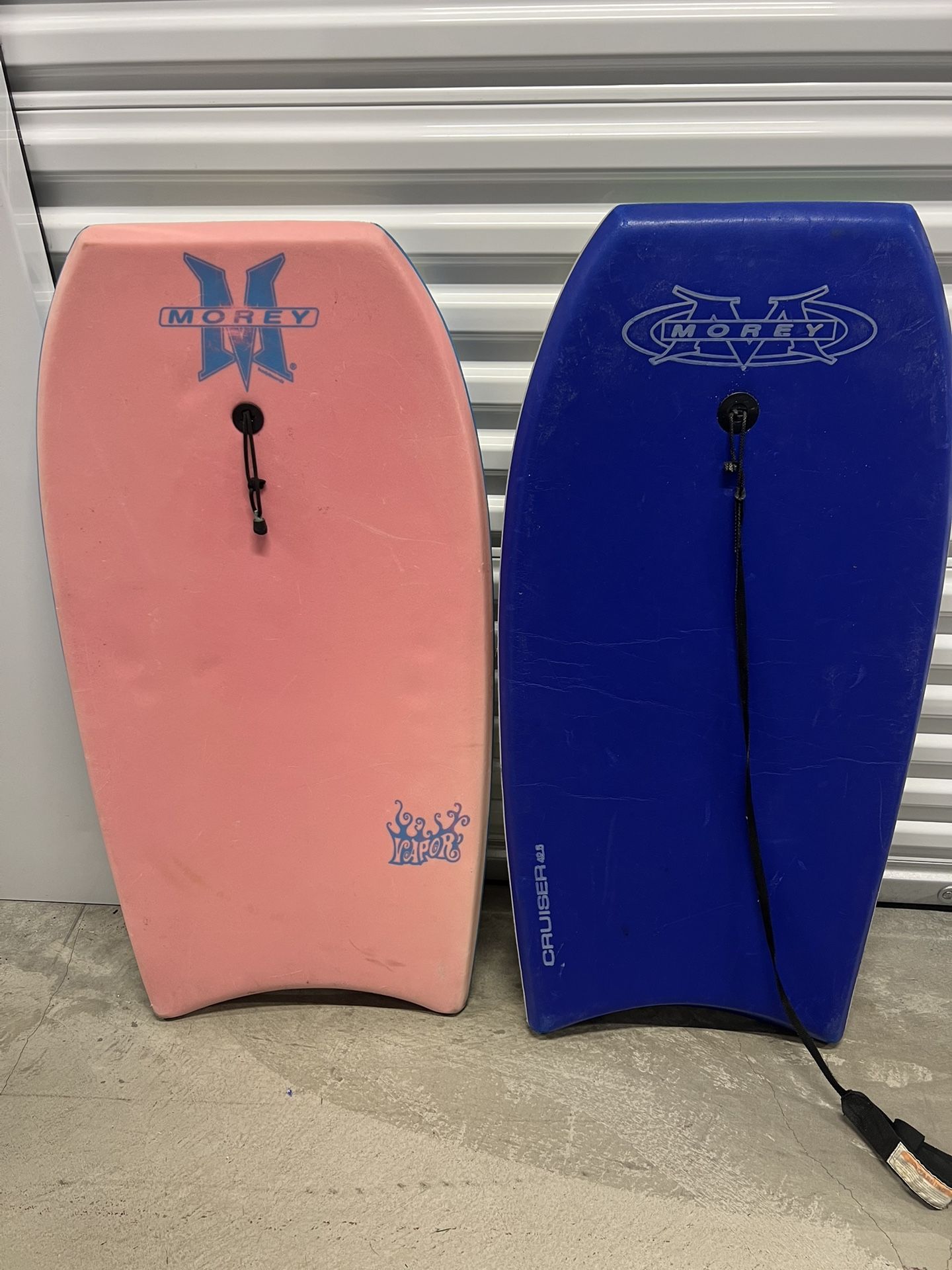2 Rare Vtg Morey Boogie Board First Generation Cruiser Vapor Vintage  Bodyboard