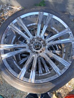 24"chrome rims