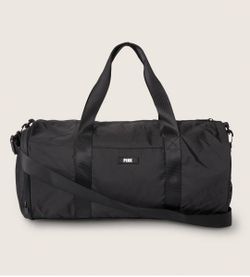 ❤Victoria Secret Pink Black Duffle Bag ❤