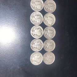 Silver Mercury Dimes Junk Silver