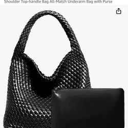 Leather Handbag, New