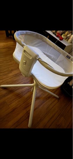 White bassinet basically new