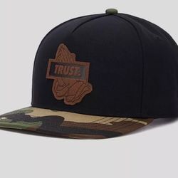 "Trust" Flat Brim Snapback Hat 