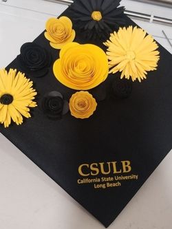 Graduation Cap Flowers And Decor