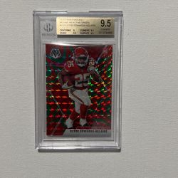 2020 Mosaic Clyde Edwards-Helaire Rookie Graded 9.5