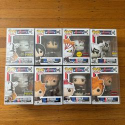 Bleach Funko Pop Lot (8)