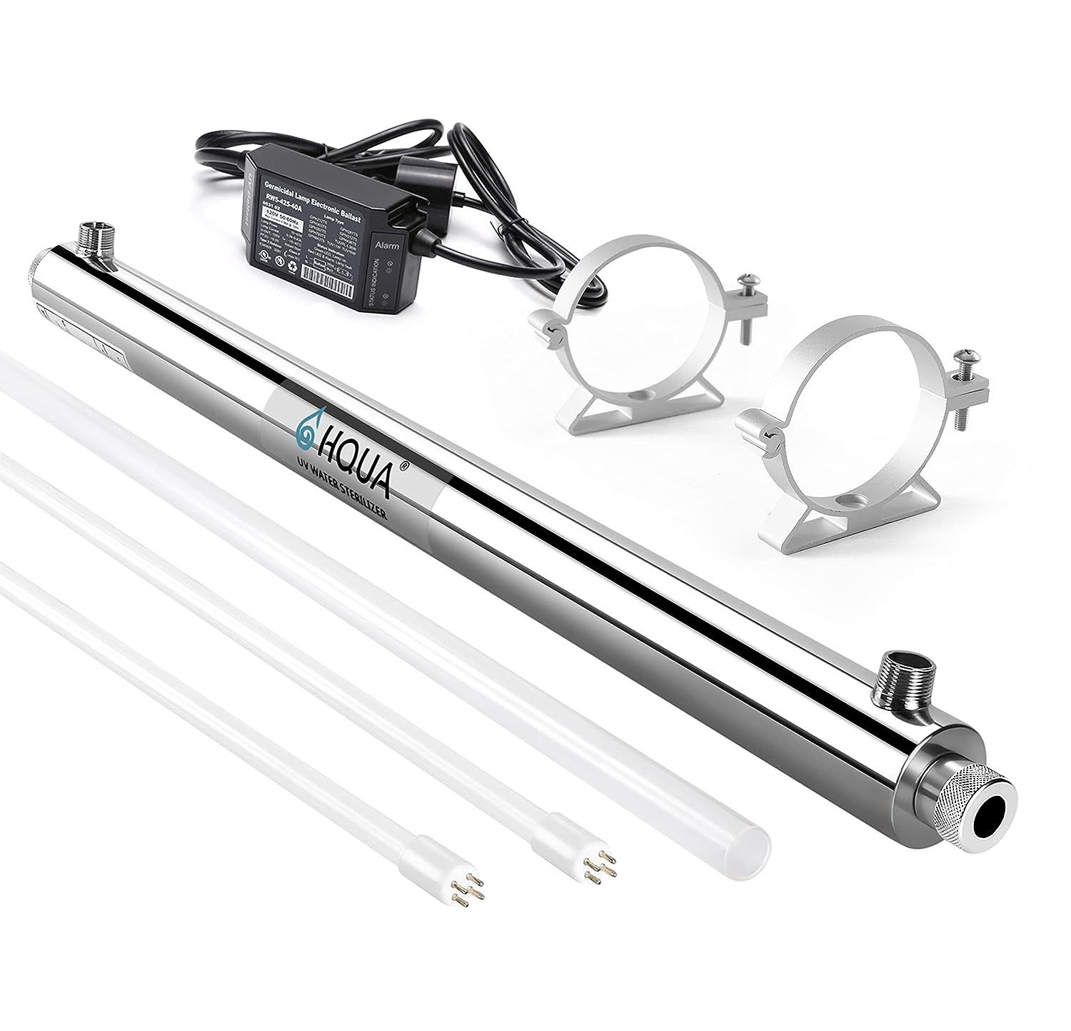 HQUA-OWS-12 Ultraviolet Water Purifier Sterilizer Filter for Whole House 12GPM +