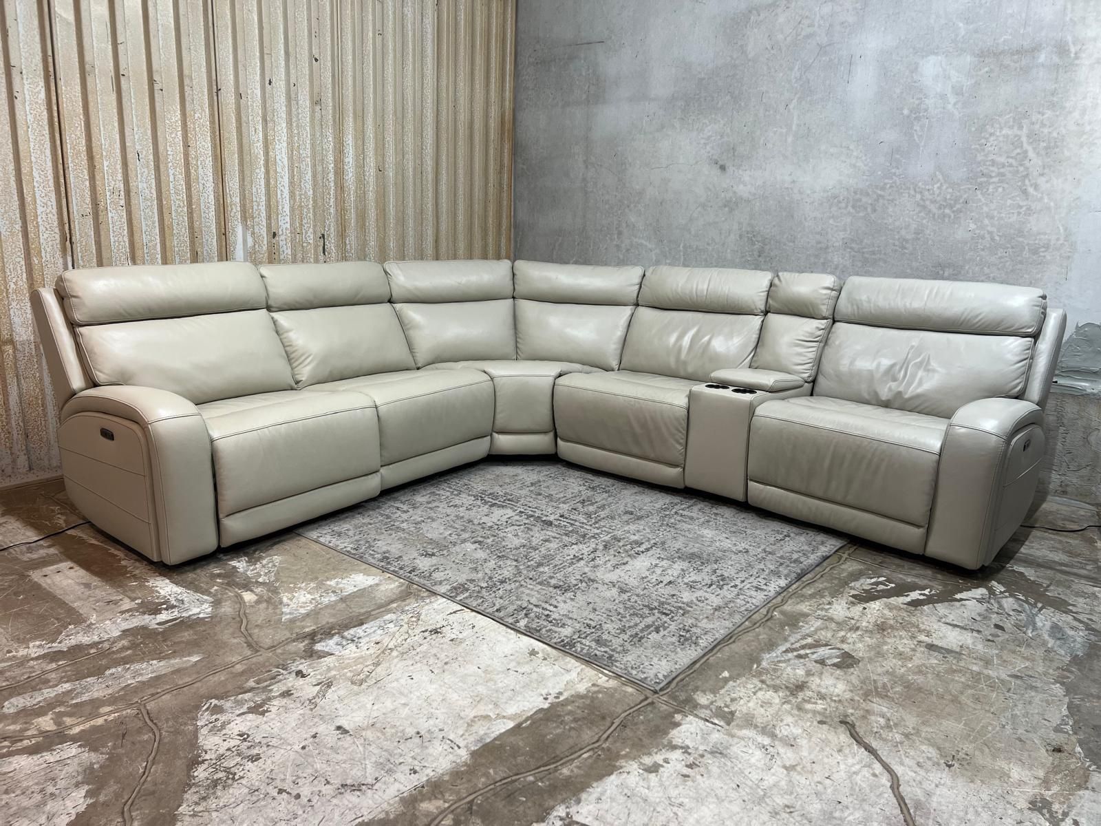 Power recliner sectional