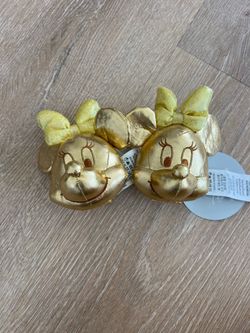 Disney Gold Minnie Plush for Headband
