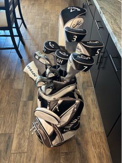 Complete Women's Callaway Solaire Gems Golf Set with Bag & Odyssey Putter - Excellent Condition!