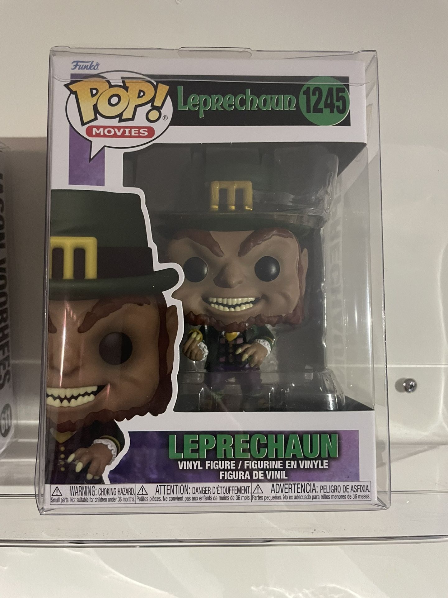 THE LEPRECHAUN #1245 HORROR MOVIE FUNKO POP WITH PROTECTOR