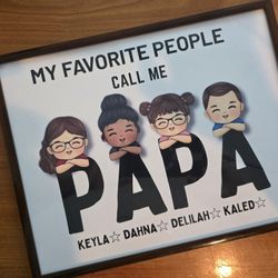 Cuadritos Para Papá/father's Day Fames