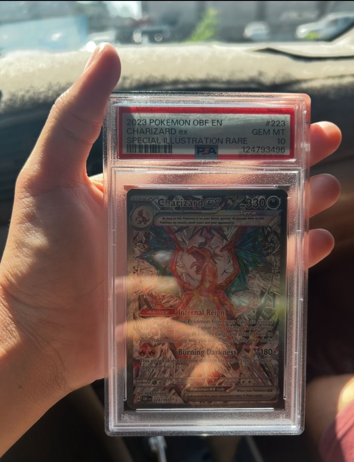PSA10 Gem Mint Obsidian Flames Charizard SIR Pokemon