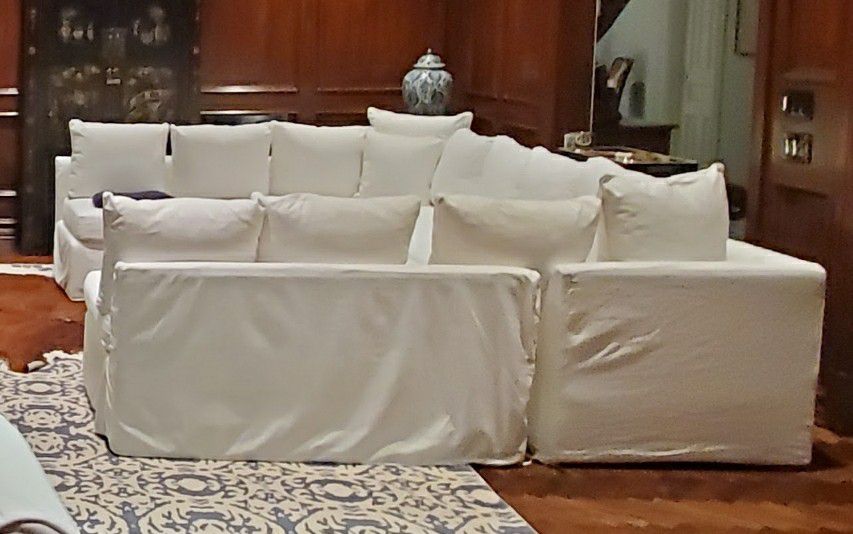 Restoration Hardware Sectional Modular 7 piece Couch Set Like New