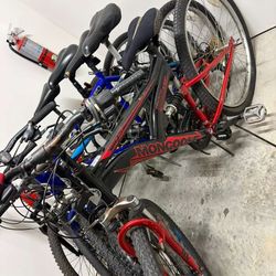 Set of 5 bikes for sale. Mixed brands and sizes.